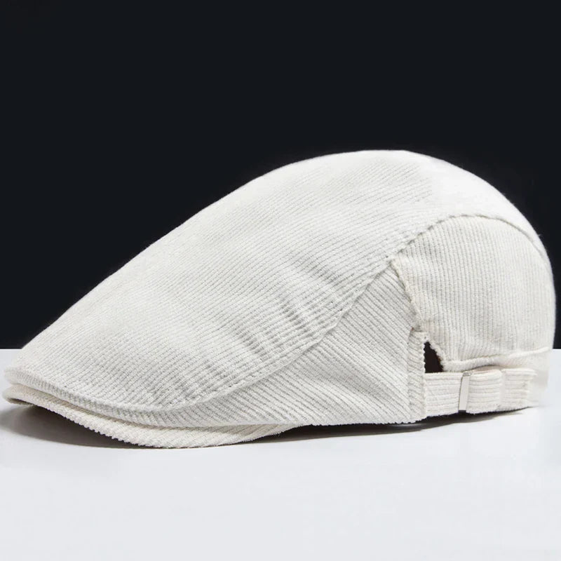 Unisex Modisk Cord Baskerhatt | Stilfull