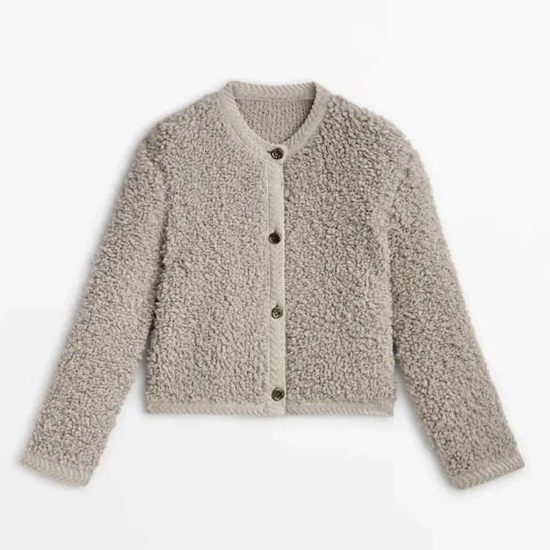 Elegant dames teddy-kåpe | Løs