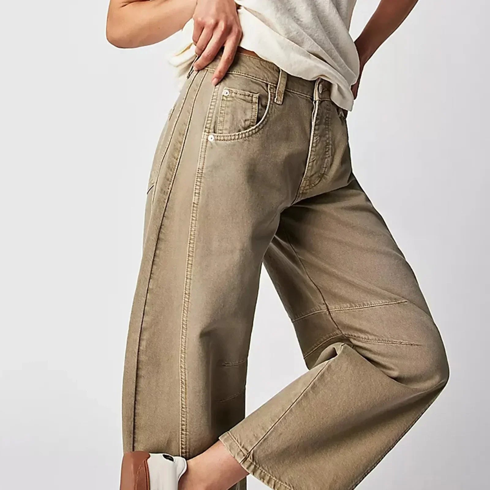 Hannel | Vidskårne damejeans