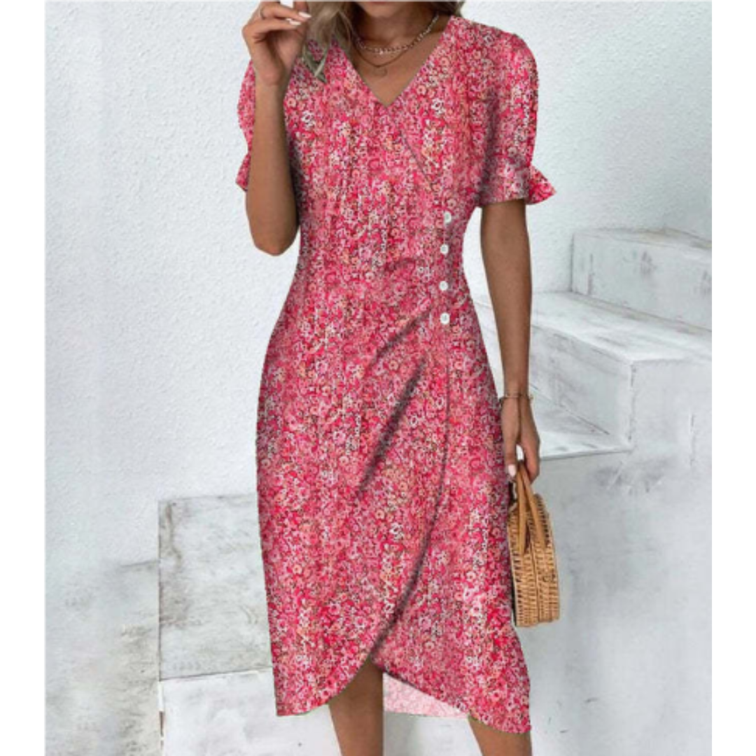 Evie | Blomsterprint Damekjole