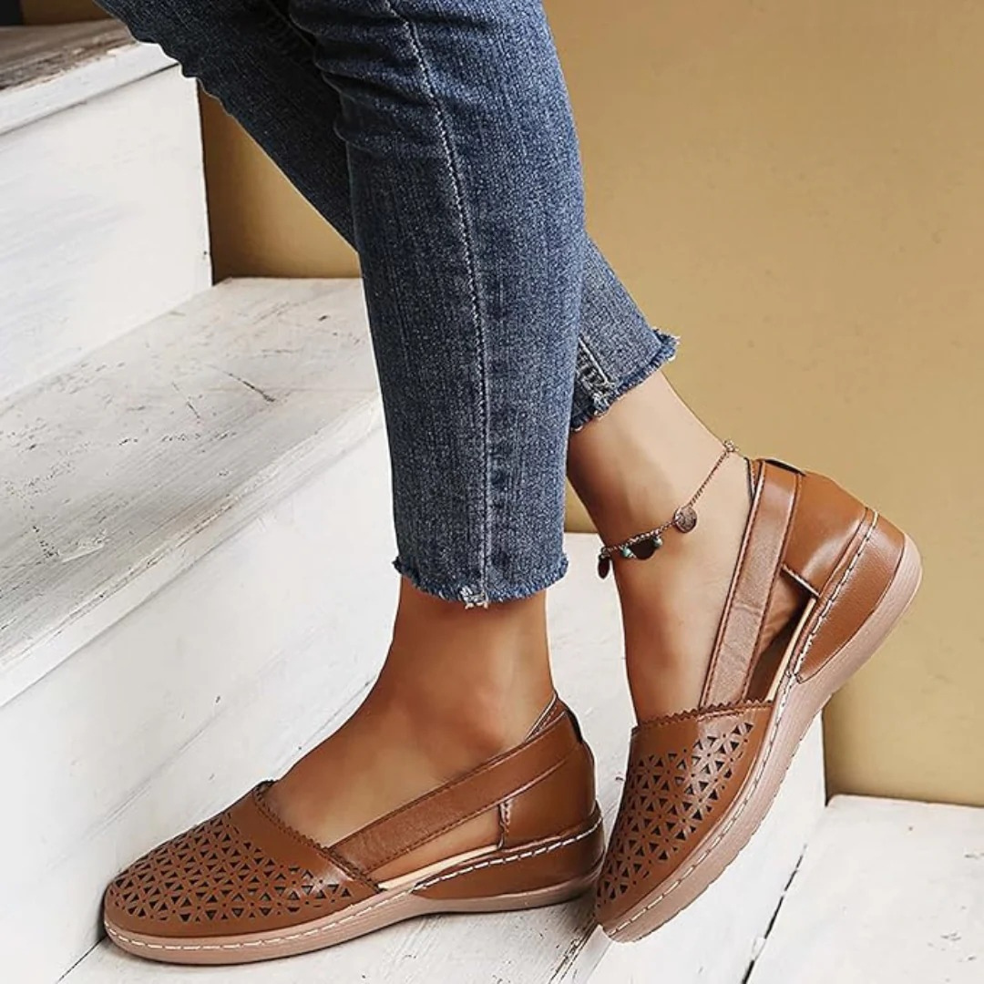 Damen Komfortable Slip-On Sko | Stilig