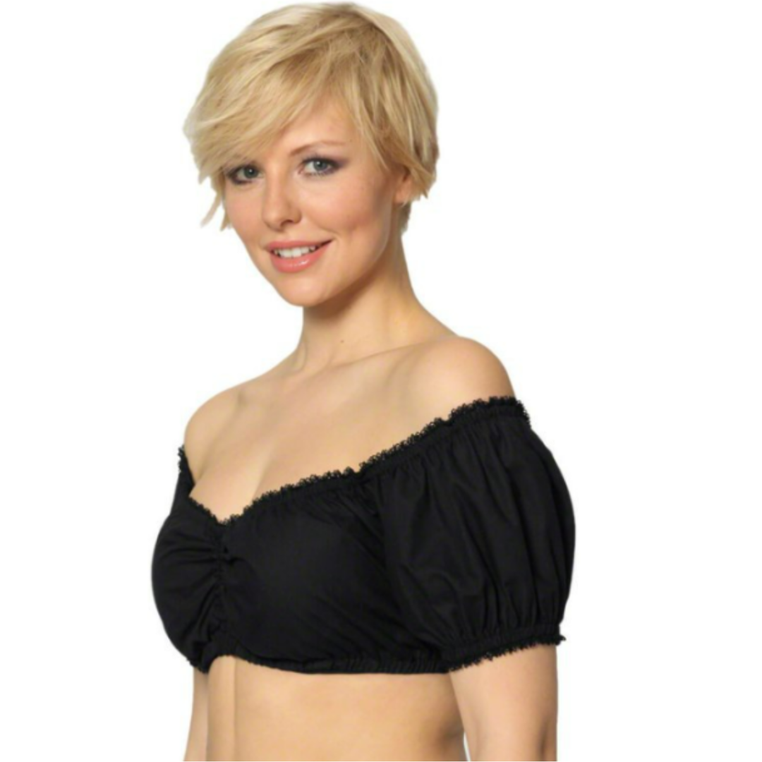 Damen Smigrende Passform Oktoberfest Dirndl Bluse