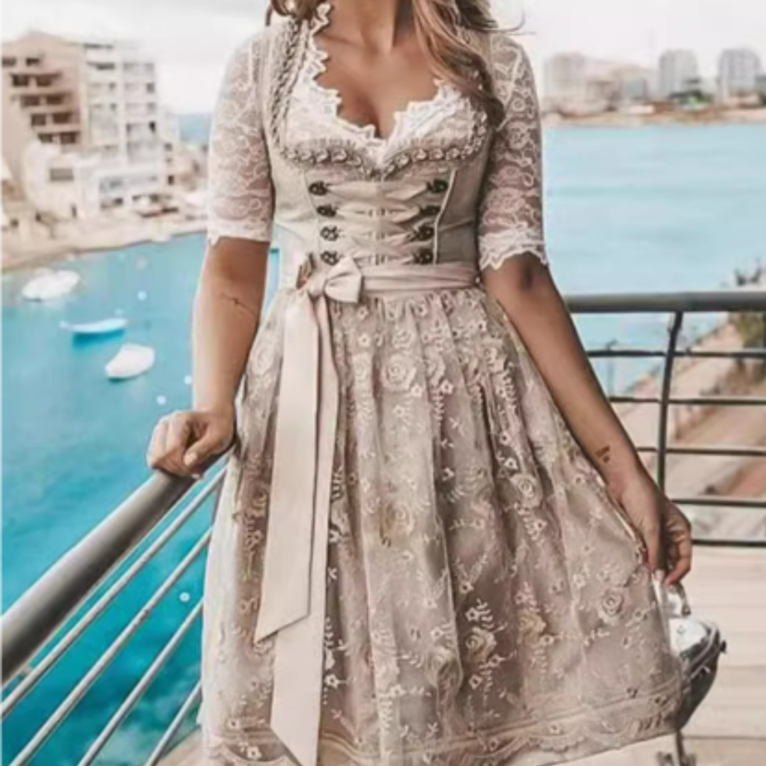 Winifredin | Damen Festlige Oktoberfest Dirndl Kjole | 2025