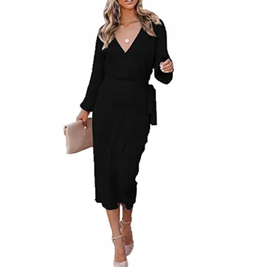 Opala | Elegant festkjole med V-utringning for damer