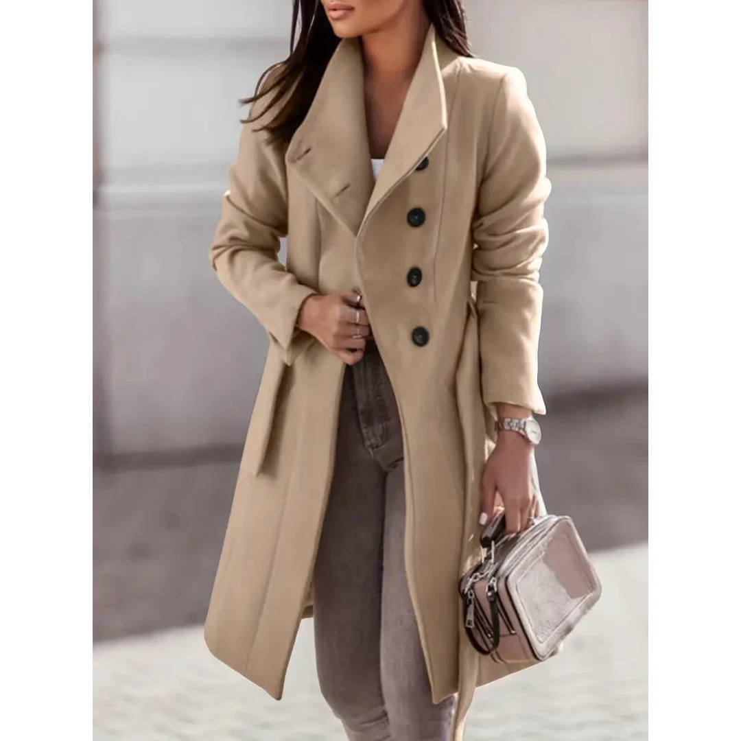 Rookie | Dame Lang Varm Trench Mantel | Vinter