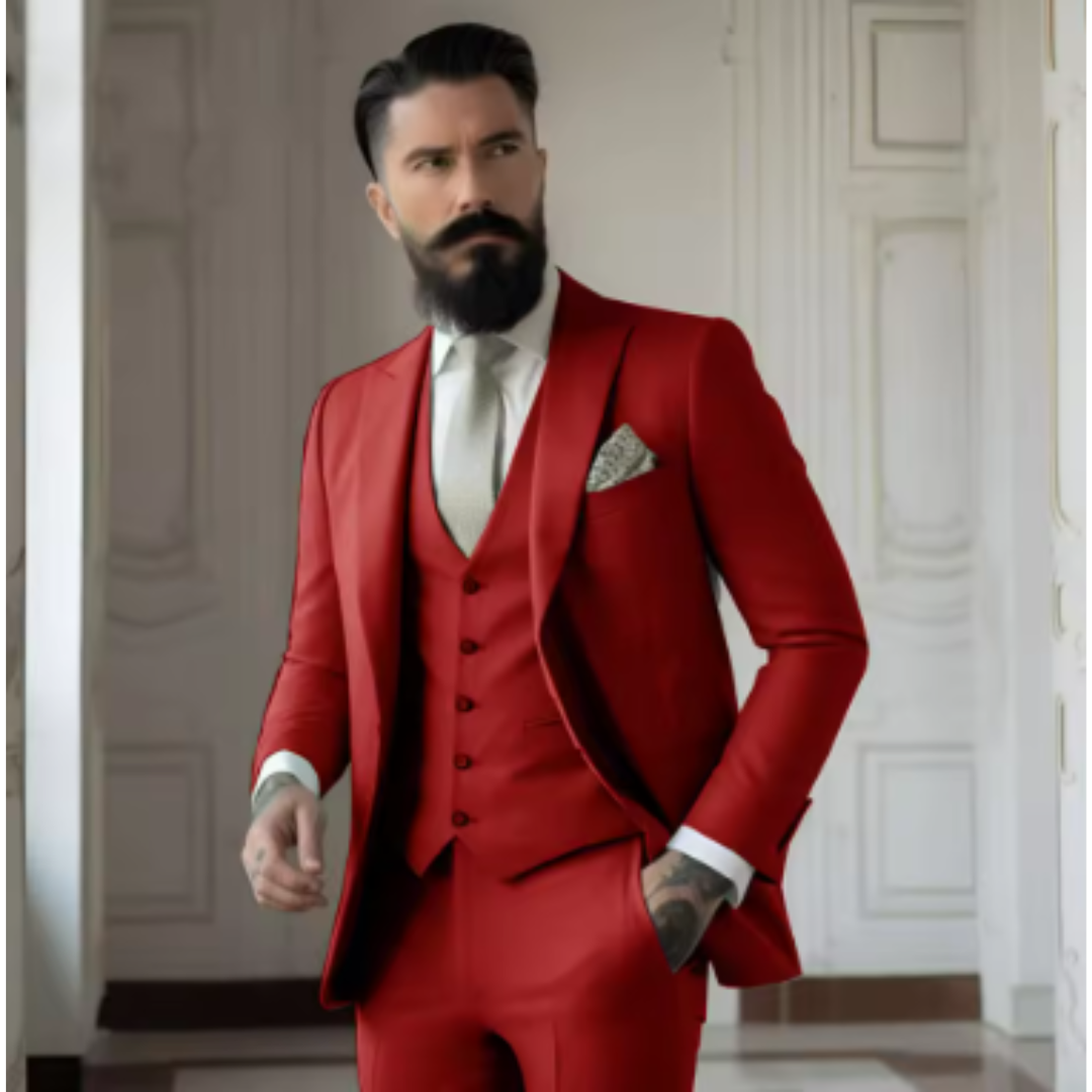 Herren 3-delt Elegant Bryllupsgjest Dress Sett | Formell