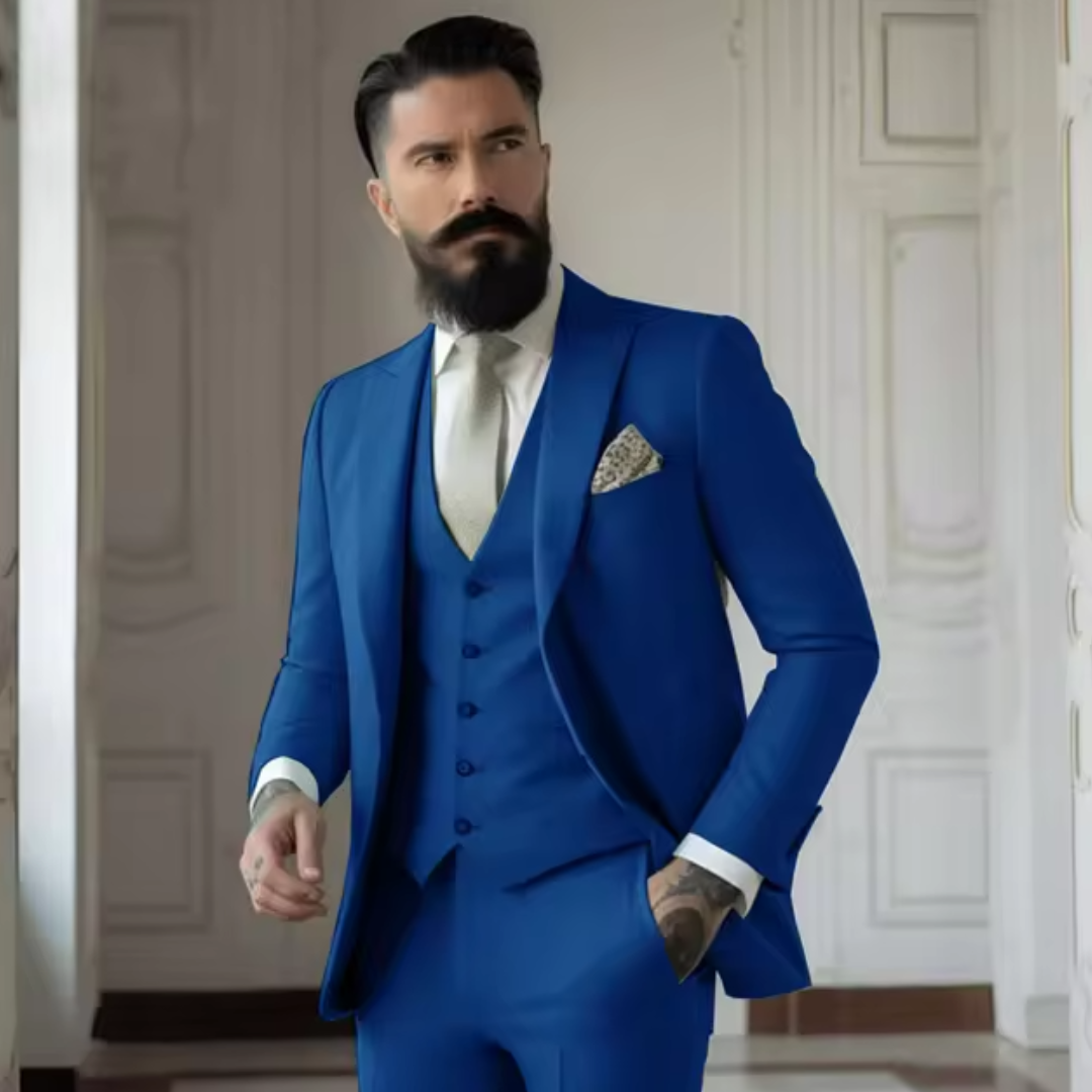 Herren 3-delt Elegant Bryllupsgjest Dress Sett | Formell