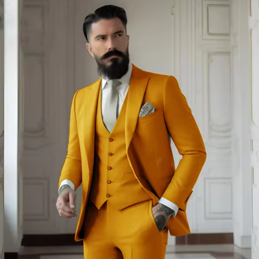 Herren 3-delt Elegant Bryllupsgjest Dress Sett | Formell