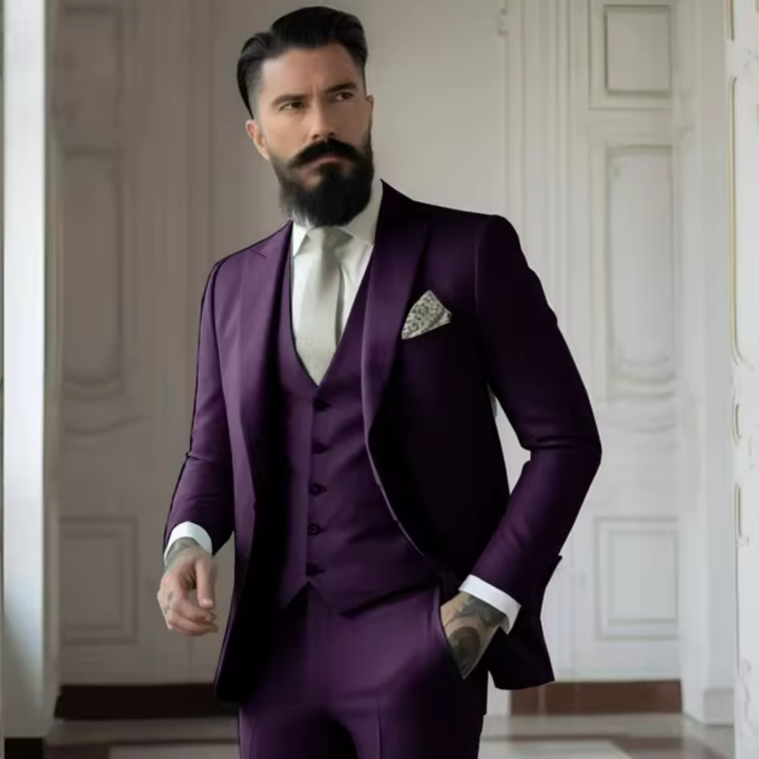 Herren 3-delt Elegant Bryllupsgjest Dress Sett | Formell
