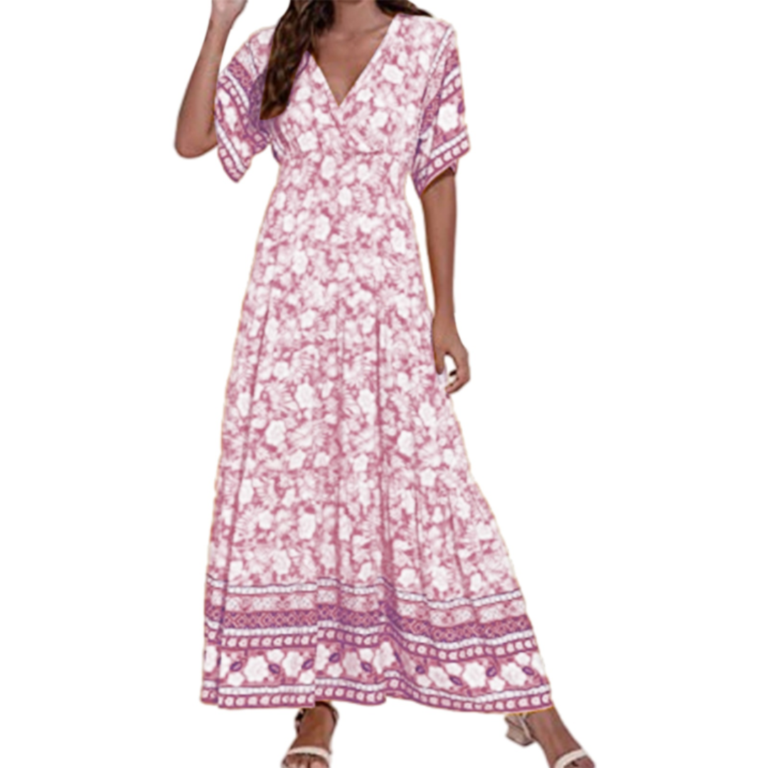 Thenla | Bohème Sommer Maxi Kjole for Damer