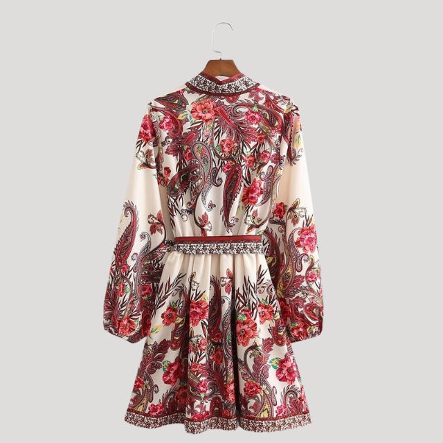 Islaith | Paisley Mini Damekjole
