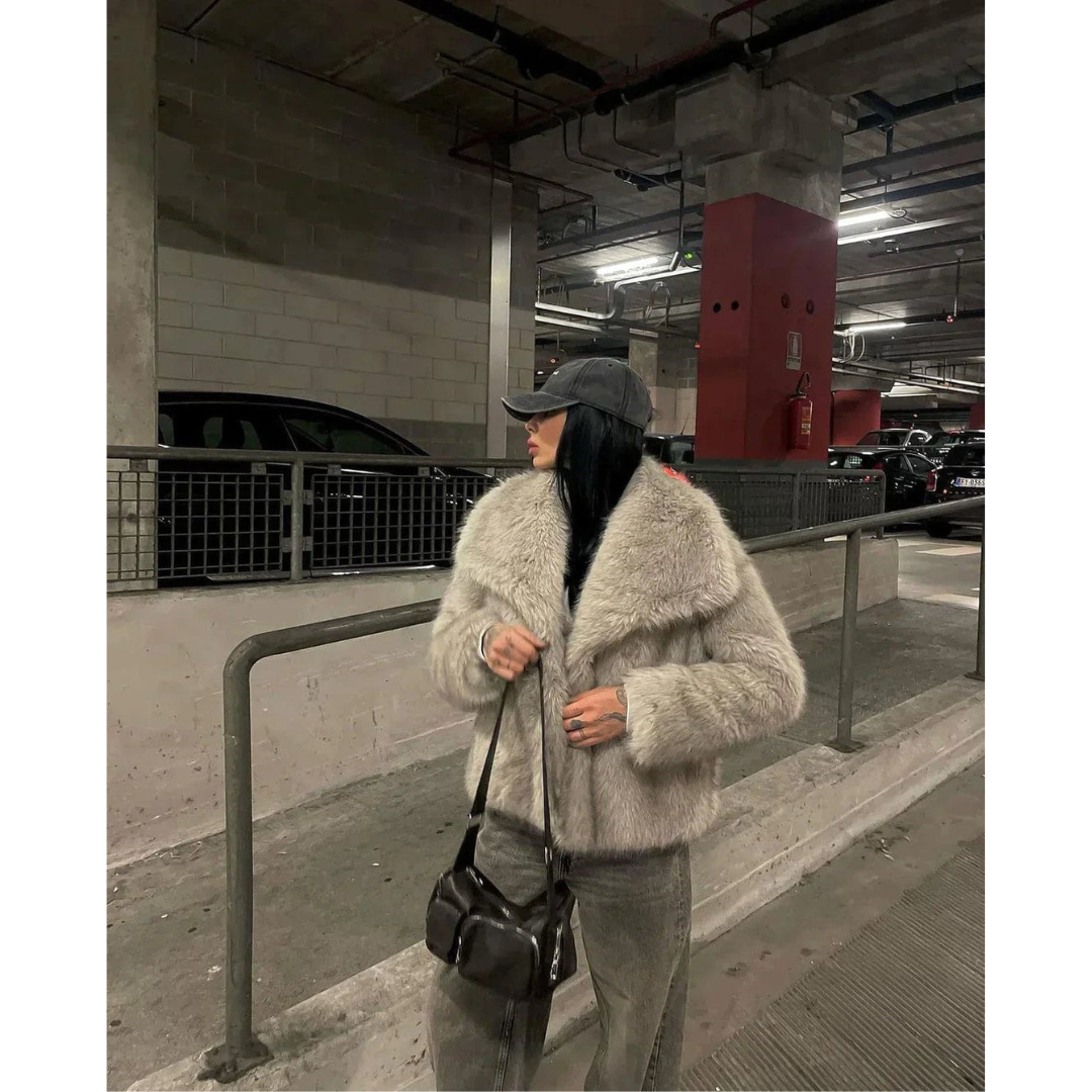 Damen Varm Vinter Korte Kåpe | Elegant