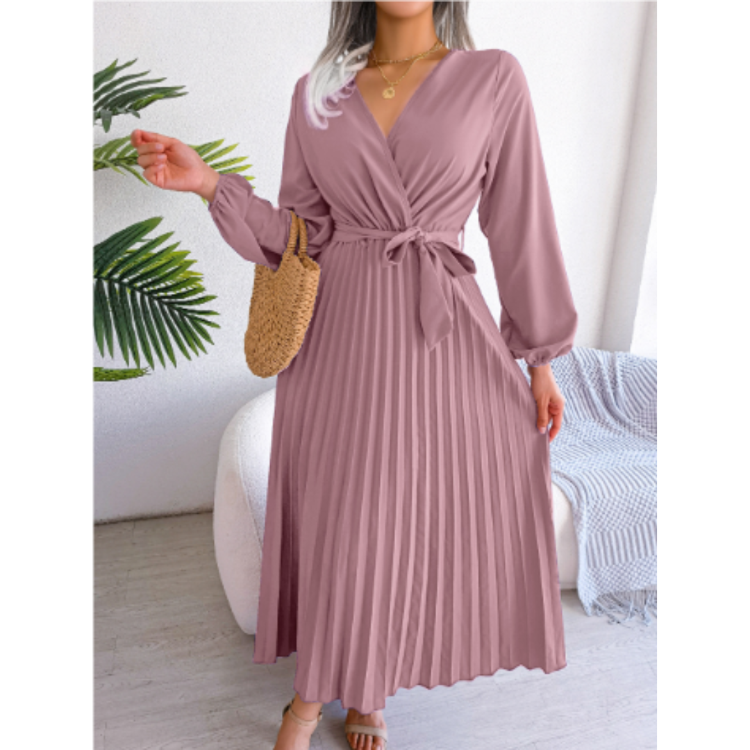 Odette | Elegant Rosa Damekjole