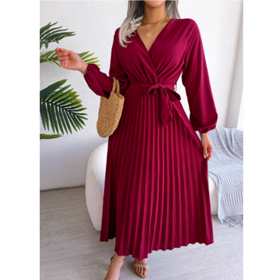 Odette | Elegant Rosa Damekjole