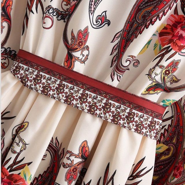 Islaith | Paisley Mini Damekjole