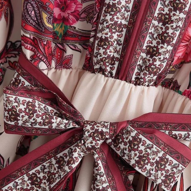 Islaith | Paisley Mini Damekjole