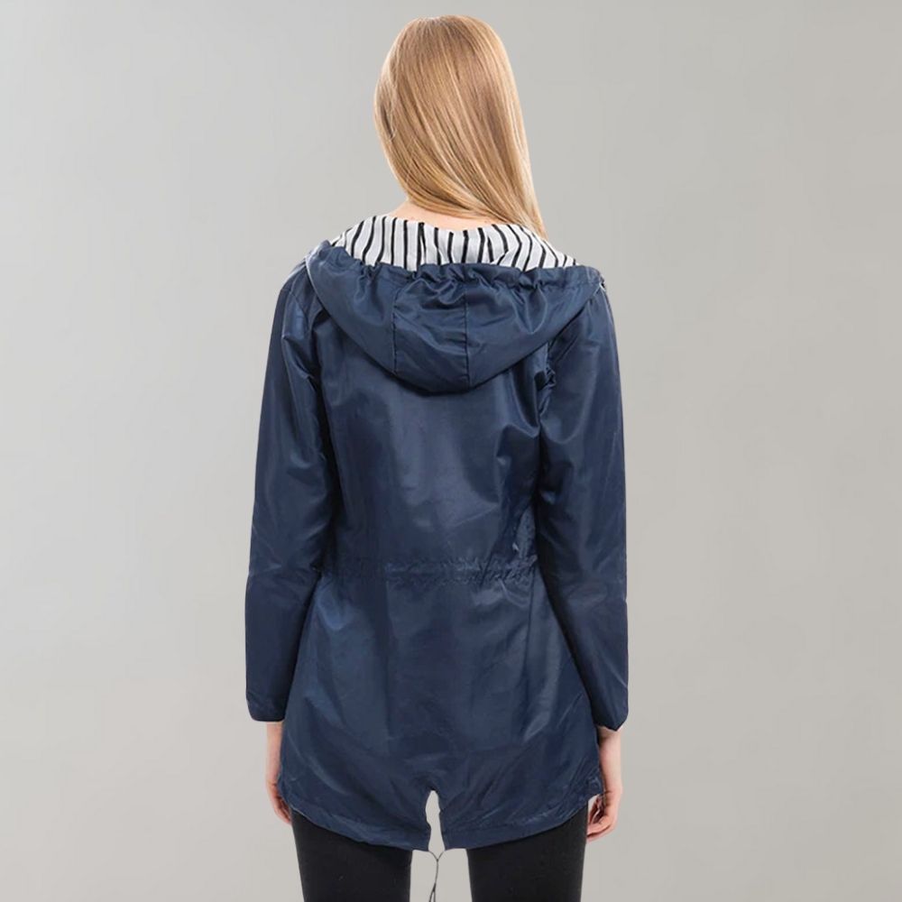 Vanntett regnjakke for damer | Hette