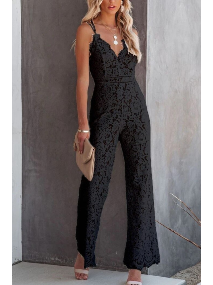 Ernestina | Elegant Jumpsuit med V-Utskjæring