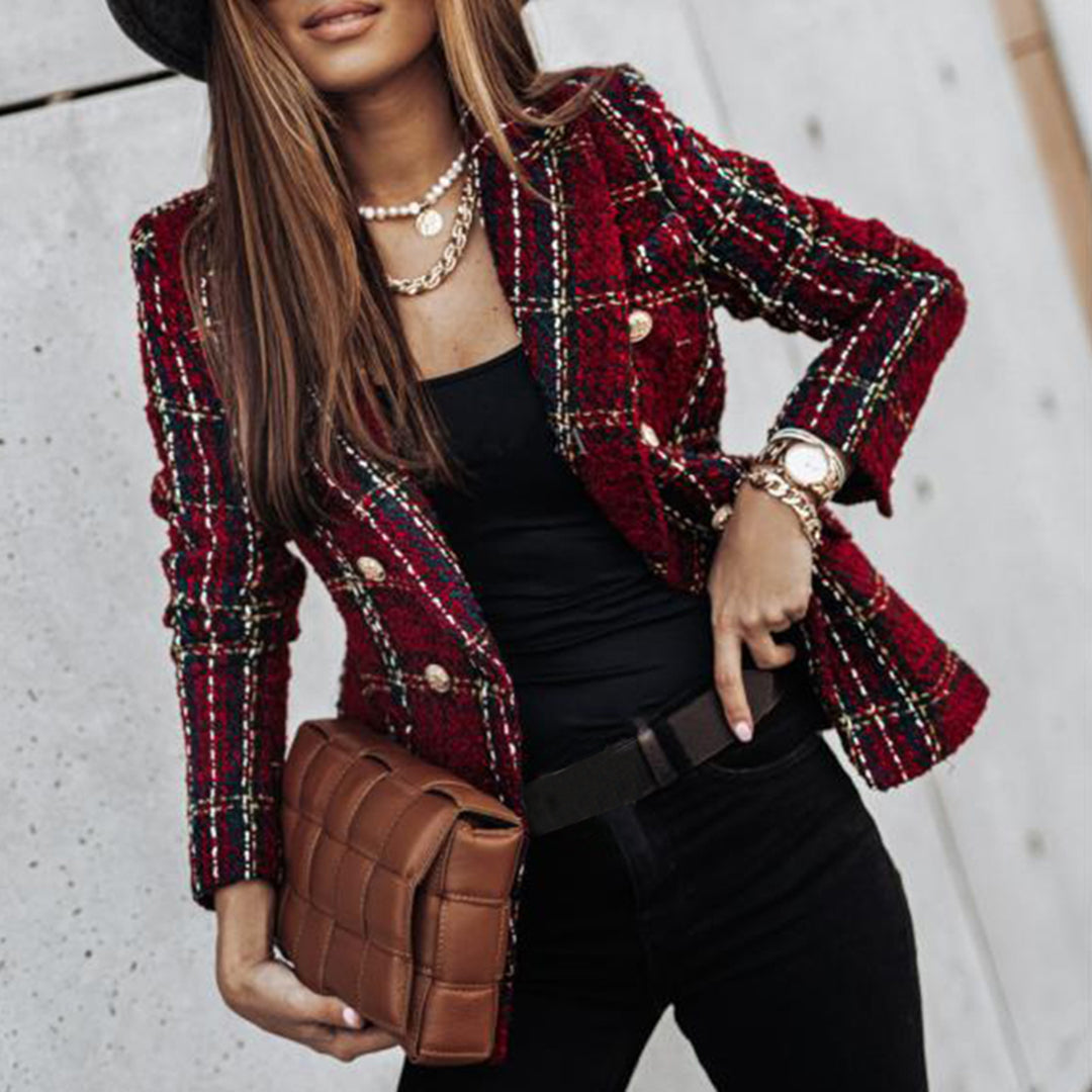 Clarissam | Dame Knapp Dun Blazer | Løs