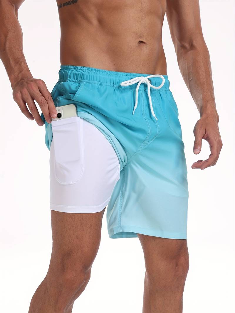 Lawrencius | Herre strandshorts med innershorts