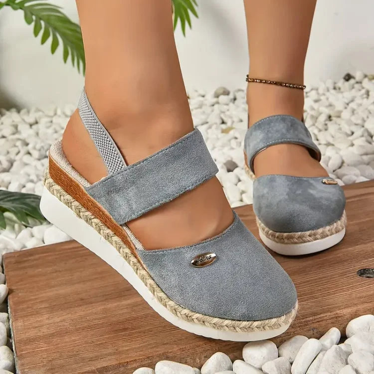 Antonia | Ortopediske Sandaler med Platå, Ventilerende og Avslappende