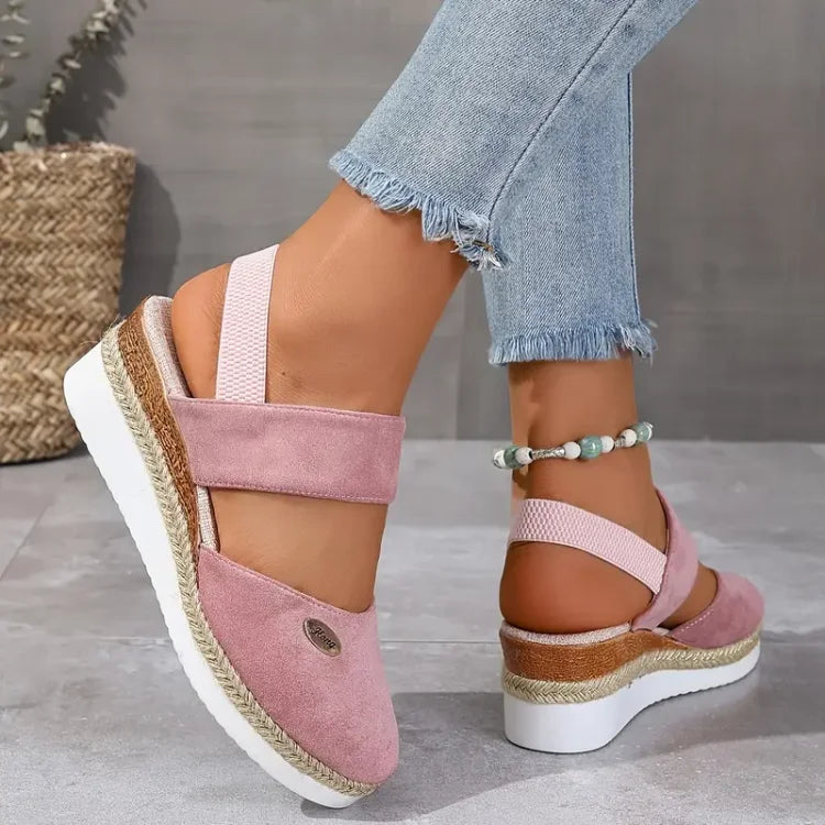 Antonia | Ortopediske Sandaler med Platå, Ventilerende og Avslappende