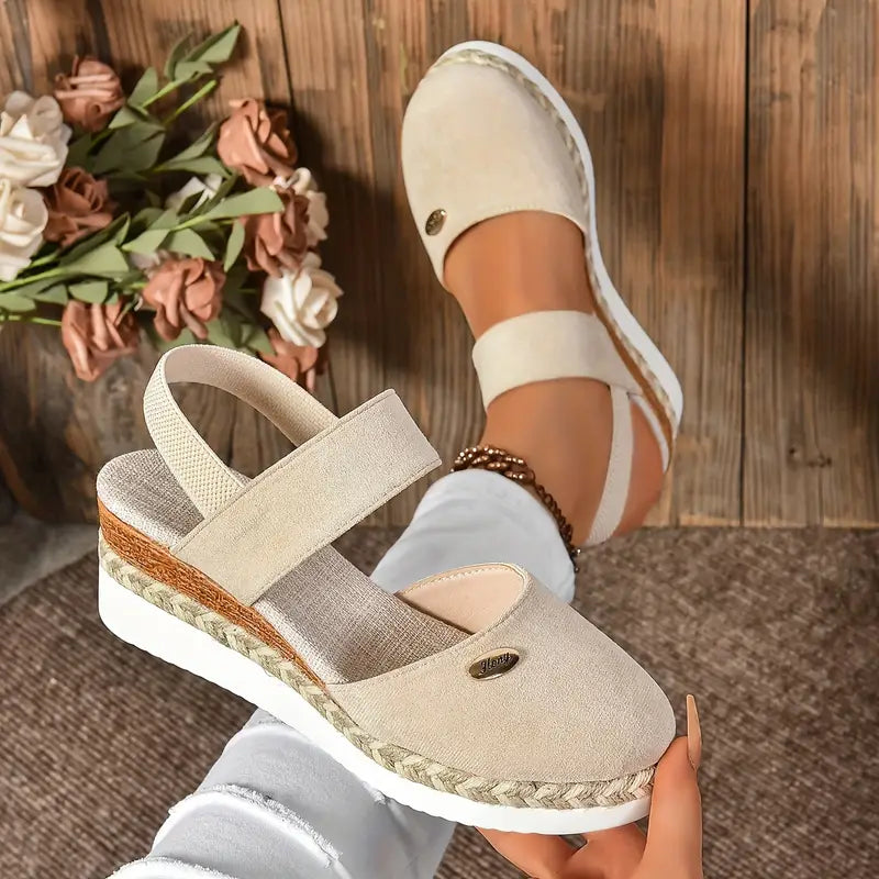 Antonia | Ortopediske Sandaler med Platå, Ventilerende og Avslappende