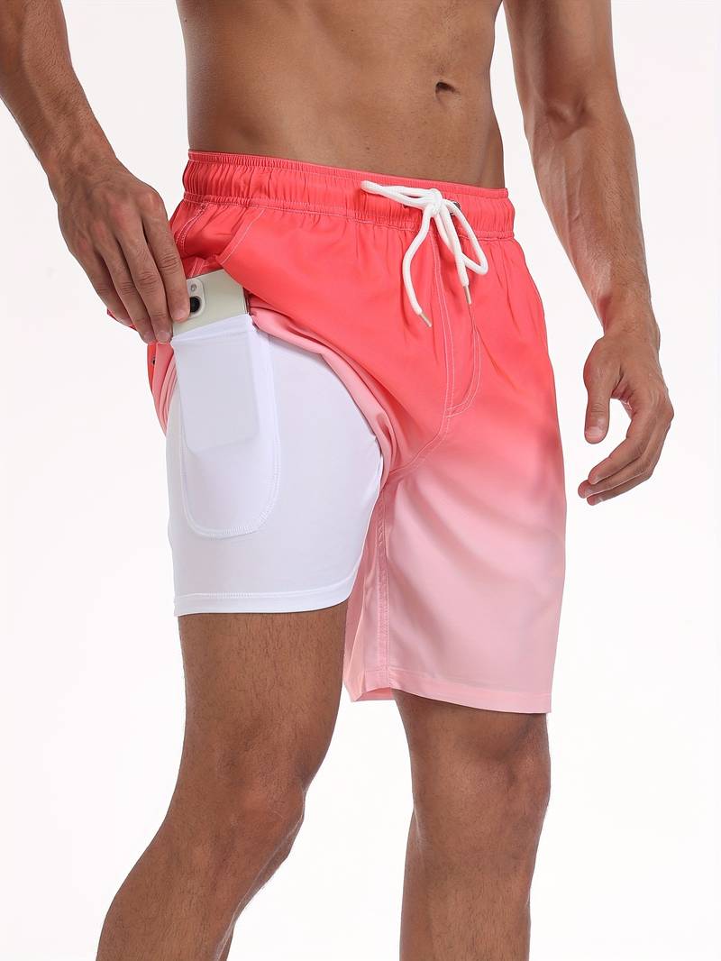 Lawrencius | Herre strandshorts med innershorts