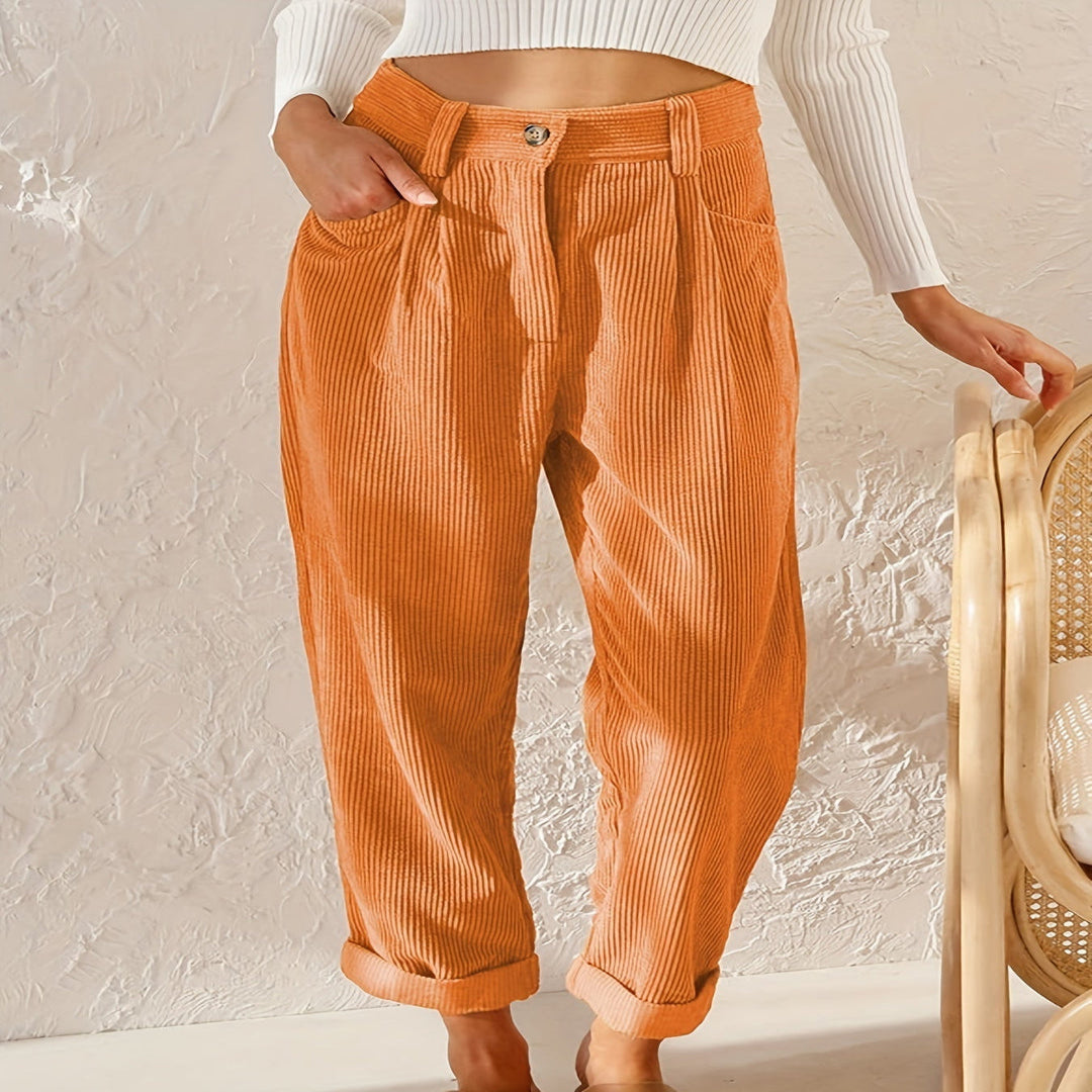 Bellarose | Stilige myke cordbukser for damer