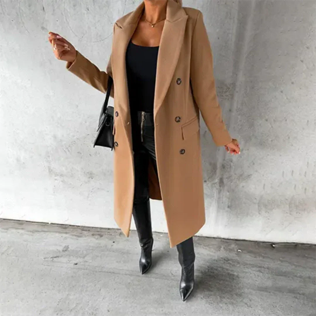 Tildarlin | Dame Varme Trench Mantel | Vinter