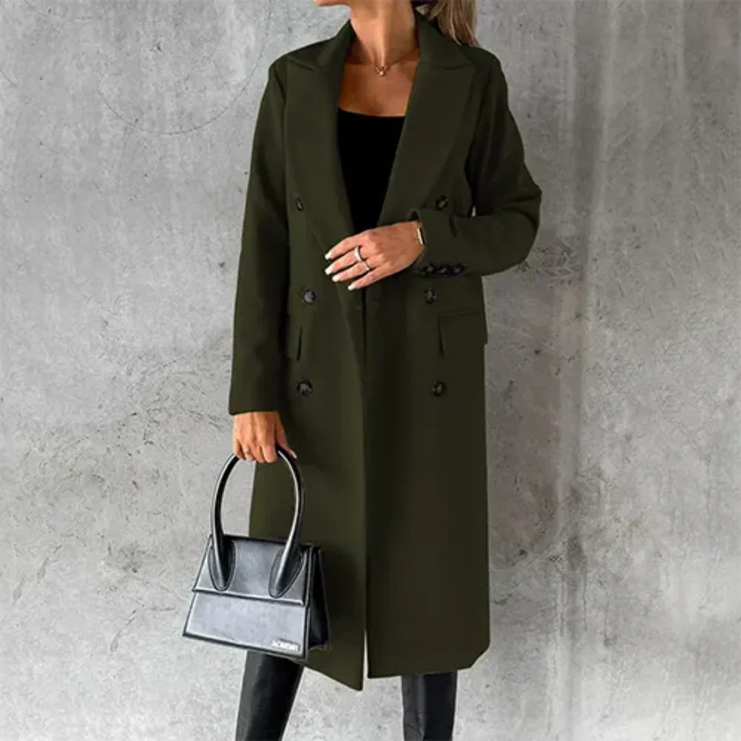 Tildarlin | Dame Varme Trench Mantel | Vinter