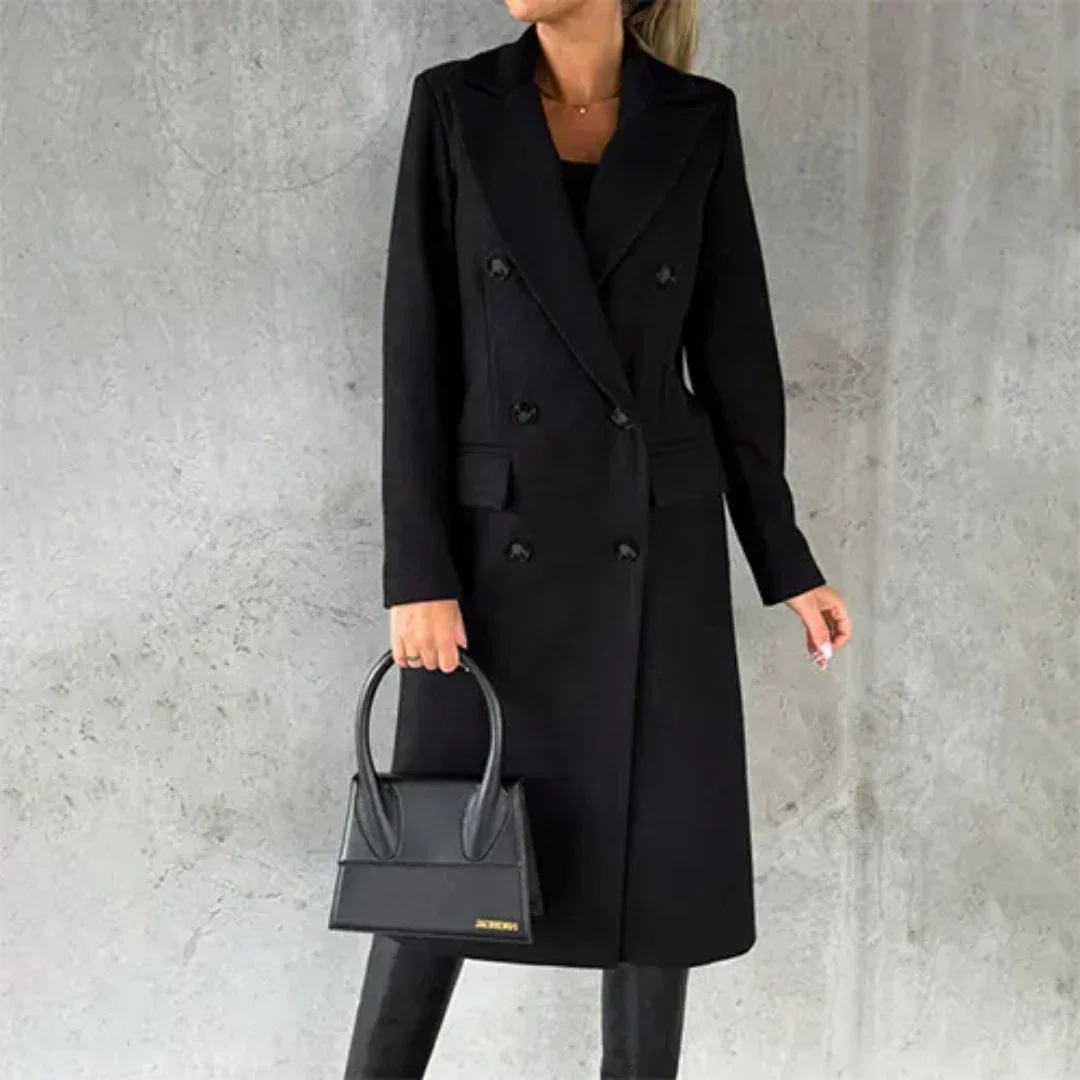 Tildarlin | Dame Varm Trench Mantel | Vinter