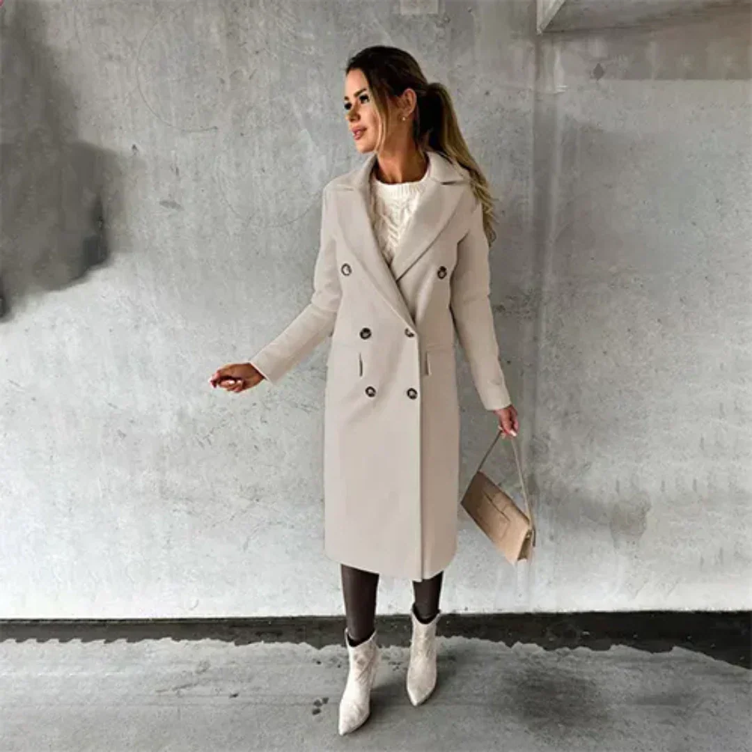 Tildarlin | Dame Varme Trench Mantel | Vinter