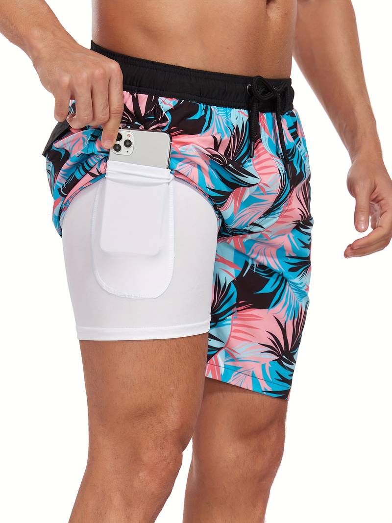 Lawrencius | Herre strandshorts med innershorts