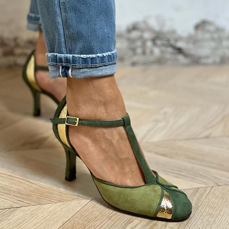 Alessia™ | Dekolleté Patchwork med Stropper
