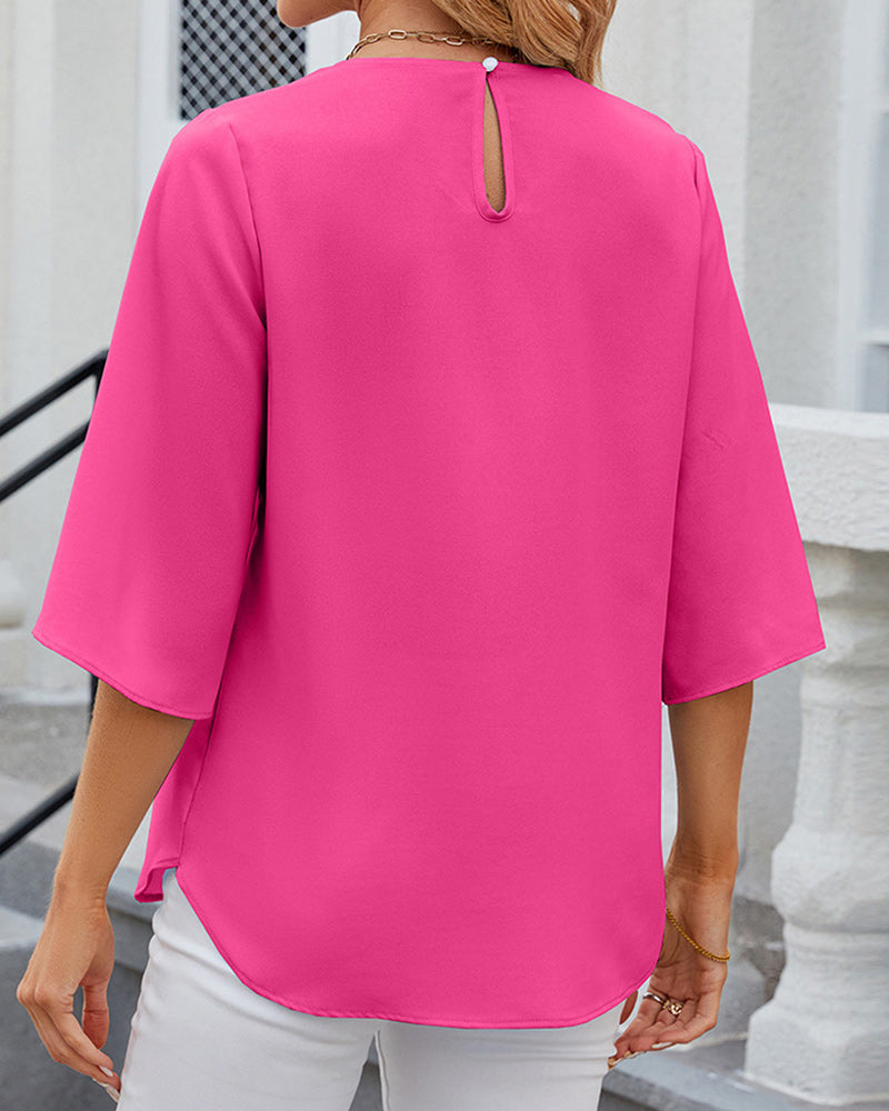 Lidia | Elegant halvarmet topp for damer