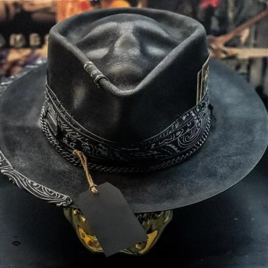Herre Artisan Hodeskalle Hatt | Svart