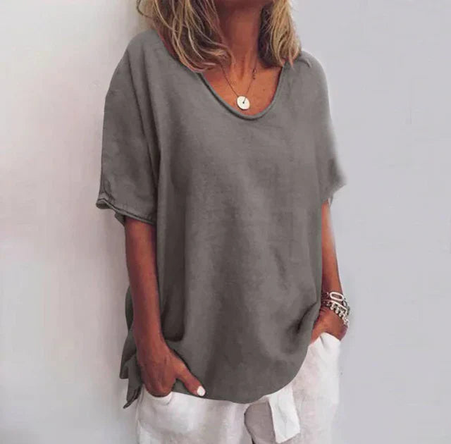 Beatrice | Komfortabel løs bluse for damer