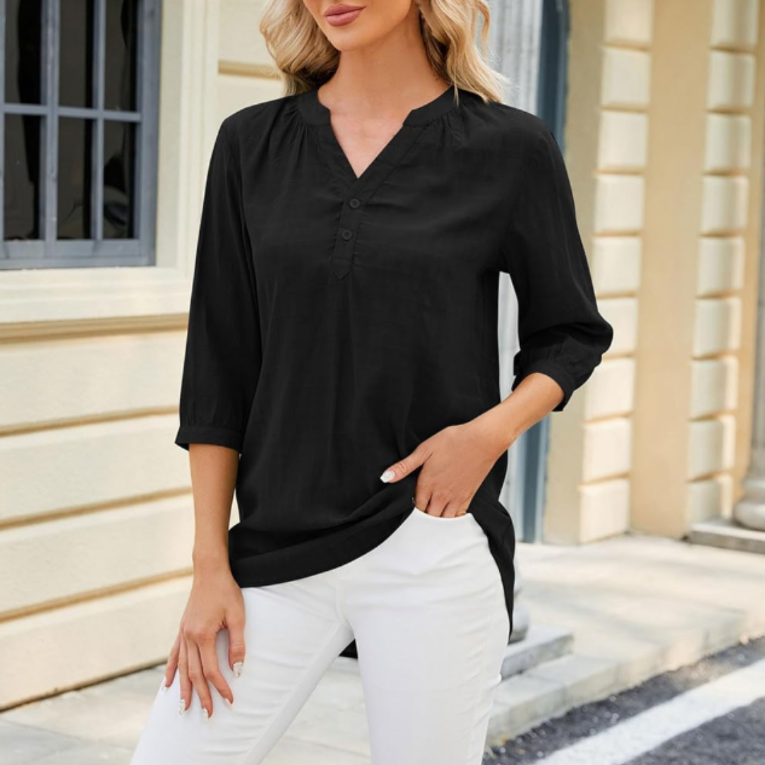 Agathey | V-Utringet Damebluse