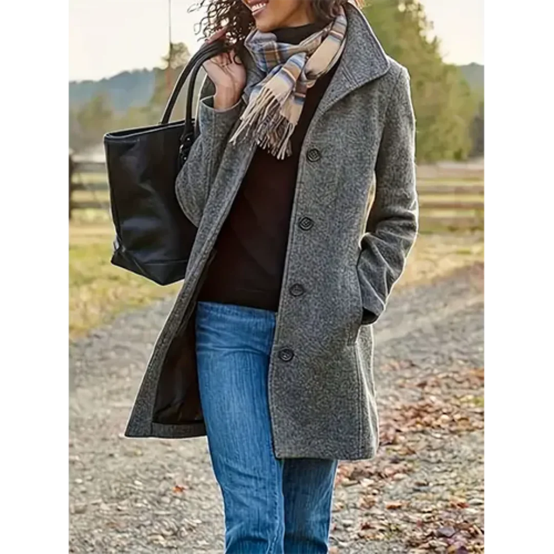 Dame Varme Trench Mantel | Lang