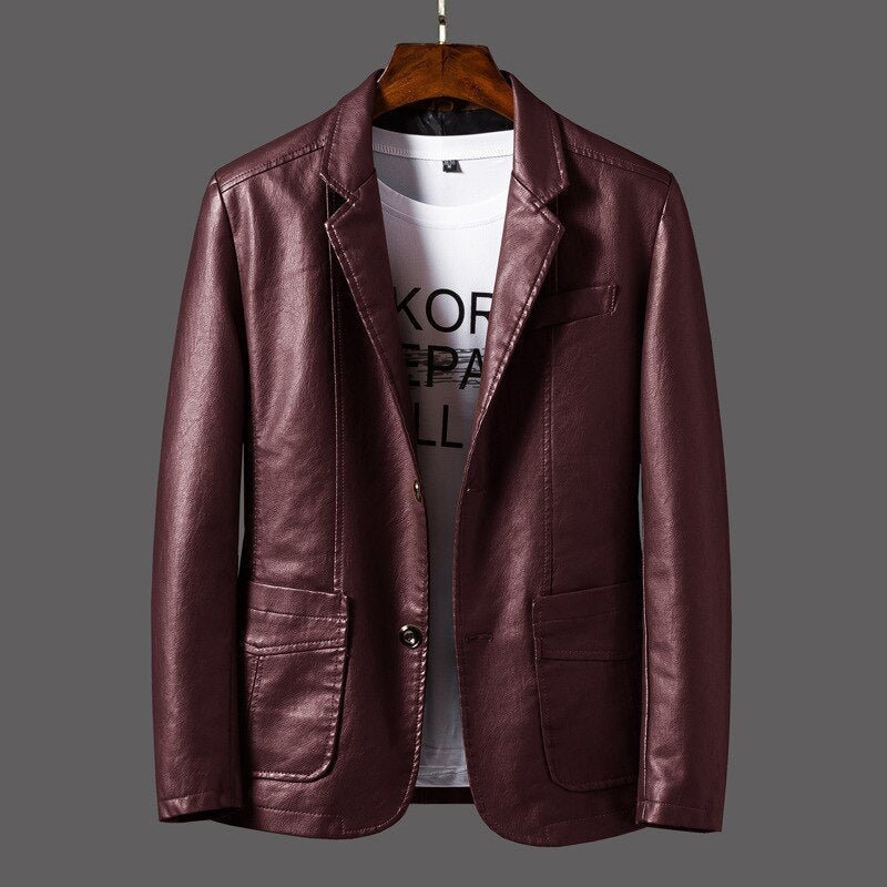 Herren Smal Passform Stilig Blazer | Langarm