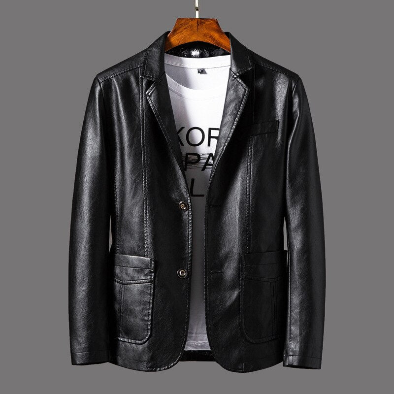 Herren Smal Passform Stilig Blazer | Langarm