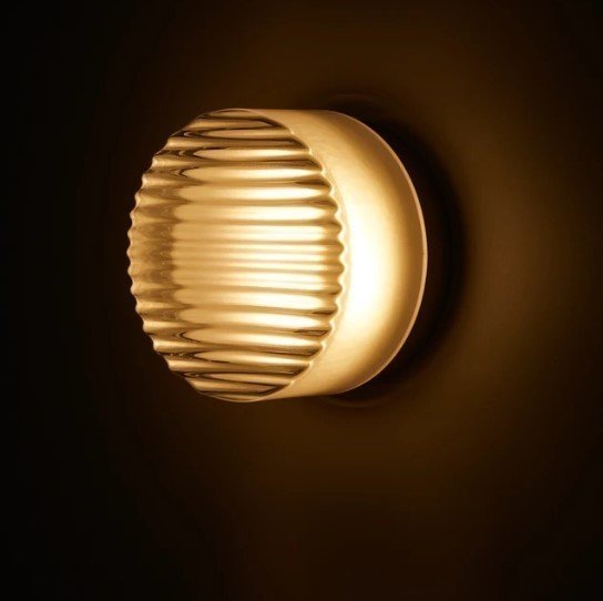 Cristallin Moderne Runde Vegglampe