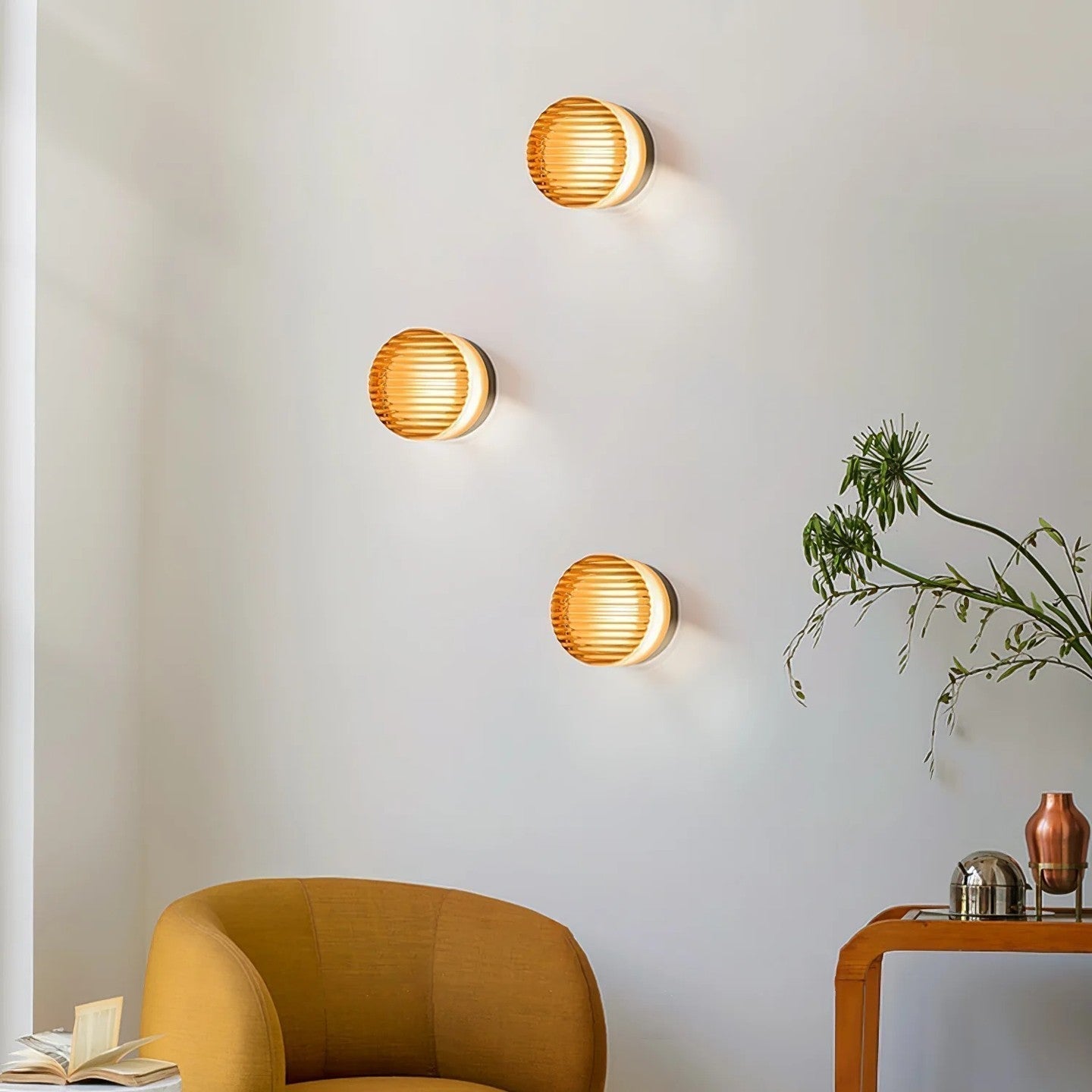Cristallin Moderne Runde Vegglampe