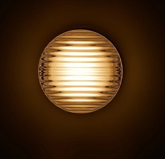 Cristallin Moderne Runde Vegglampe