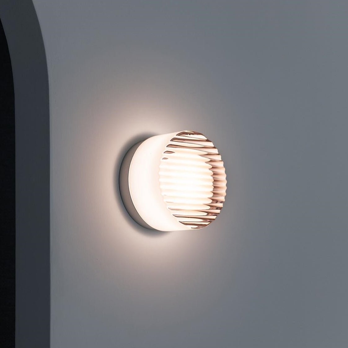 Cristallin Moderne Runde Vegglampe