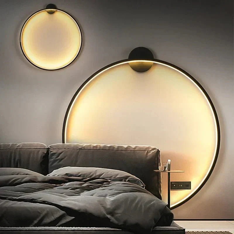 Glassa Sirkulær Vegglampe