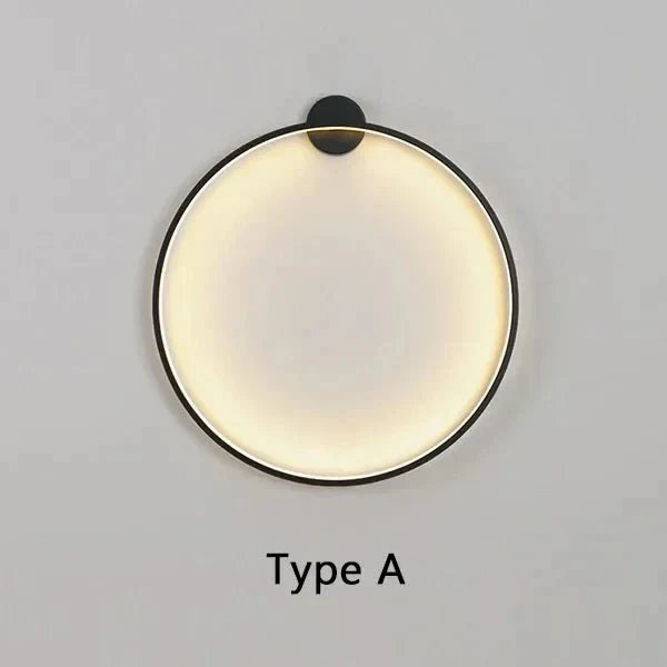 Glassa Sirkulær Vegglampe