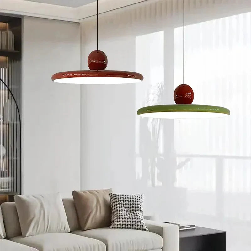 Glint Bauhaus-inspirert Glaze-Pendellampe