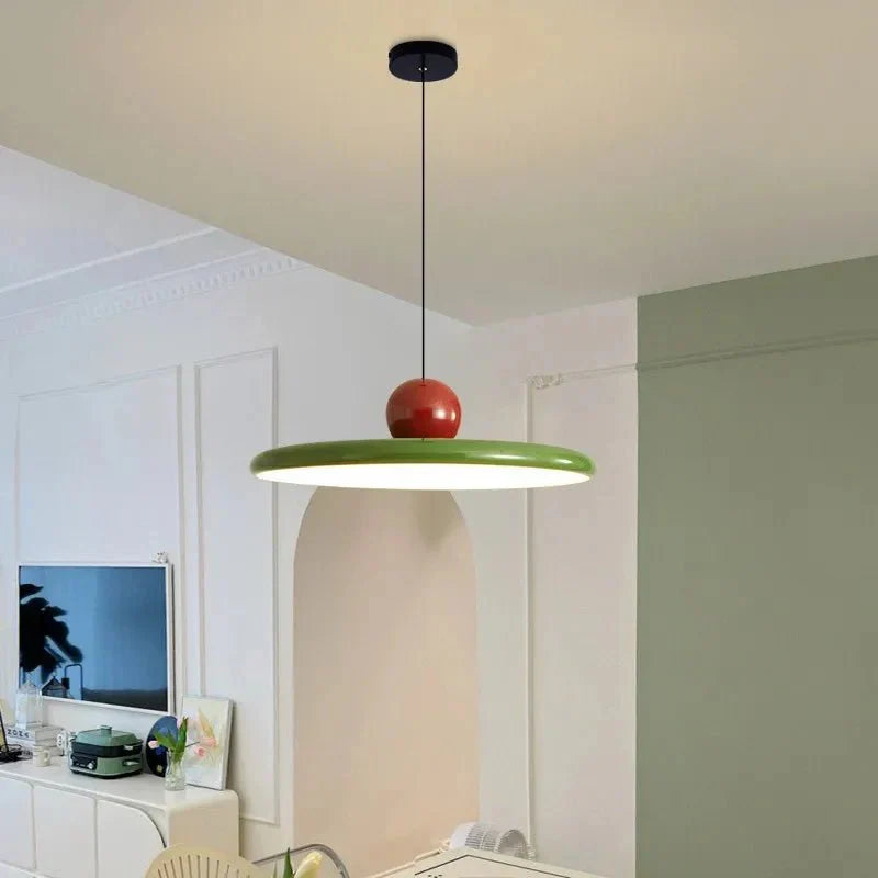 Glint Bauhaus-inspirert Glaze-Pendellampe